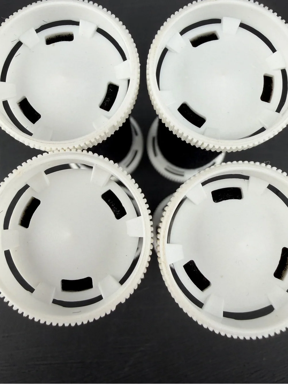 Remington Care Setter 4 Small Replacement Hot Rollers KF-201 Flocked Curlers